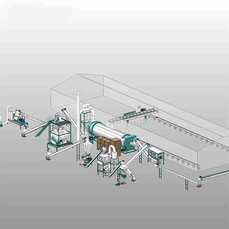 Cow Dung Bio-organic Fertilizer Production Line
